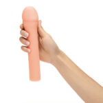 Size Up Realistic 3'' Penis Extender - Flesh 7.6 cm (3'') Penis Extension Sleeve - Image 2
