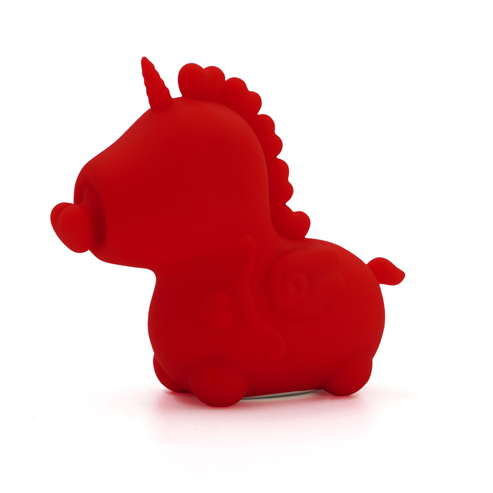 Unihorn - Cupid's Beau - Red USB Rechargeable Heart Nosed Stimulator - Image 2