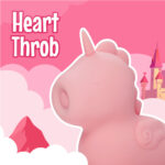 Unihorn - Heart Throb - Coral USB Rechargeable Flicking Stimulator - Image 6