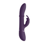 Vive Halo - Purple 24.5 cm USB Rechargeable Rabbit Vibrator - Image 2