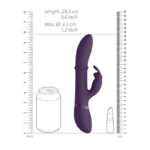 Vive Halo - Purple 24.5 cm USB Rechargeable Rabbit Vibrator - Image 5