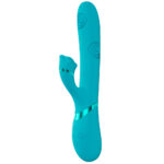 VIVE Fiore – Blue 25 cm USB Rechargeable Tapping Rabbit Vibrator - Image 3