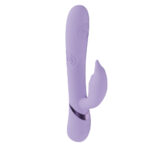 VIVE Pallina - Purple - Purple 25 cm USB Rechargeable Tapping Rabbit Vibrator - Image 3
