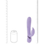 VIVE Pallina - Purple - Purple 25 cm USB Rechargeable Tapping Rabbit Vibrator - Image 5