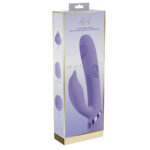 VIVE Pallina - Purple - Purple 25 cm USB Rechargeable Tapping Rabbit Vibrator - Image 6