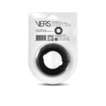 VERS Liquid Silicone Weighted Steel Core C-Ring - Black Cock Ring with Steel Core - Image 3