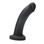WhipSmart Heartbreaker 7'' Heart Base Dildo - Black 17.8 cm Dong with Heart Shaped Base - Image 2