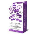 WhipSmart Fuzzy Everything You Need Bondage Kit - Purple Bondage Kit - 12 Piece Set - Image 4