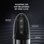 LuvPump Automatic Penis Pump - Clear USB Rechargeable Automatic Penis Pump - Image 5