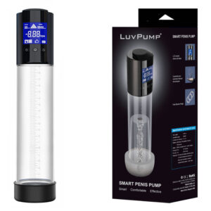 LuvPump Smart Penis Pump - Clear USB Rechargeable Automatic Penis Pump