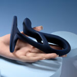 Zero Tolerance BIG TIME - Navy Blue USB Rechargeable Vibrating Penis Sleeve with Wireless Remote - Image 5