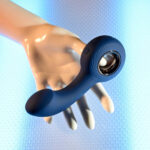 Zero Tolerance THE REACH - Blue 13.8 cm USB Rechargeable Vibrating Anal Plug - Image 6