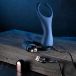 Zero Tolerance BY ALL MEANS - Blue 13.4 cm USB Rechargeable Prostate Massager with Cock Ring - Image 9