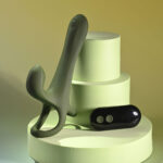 Zero Tolerance STRAP, TAP & GO - Green USB Rechargeable Vibrating & Tapping Penis Sleeve with Wireless Remote - Image 2