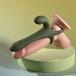 Zero Tolerance STRAP, TAP & GO - Green USB Rechargeable Vibrating & Tapping Penis Sleeve with Wireless Remote - Image 4