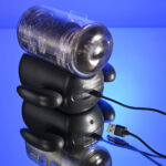 Zero Tolerance HOLD ME TIGHT - Black USB Rechargeable Vibrating Auto Stroker with Phone Holder - Image 9