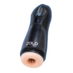 Zolo Lift Off - Flesh USB Rechargeable Vibrating and Thrusting Auto Stroker - Image 2