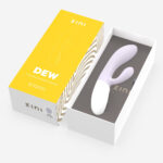 Zini Dew - Purple Hydrangea 20 cm USB Rechargeable Rabbit Vibrator - Image 8