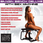 LoveBotz Bangin Bench Deluxe with Sex Machine
