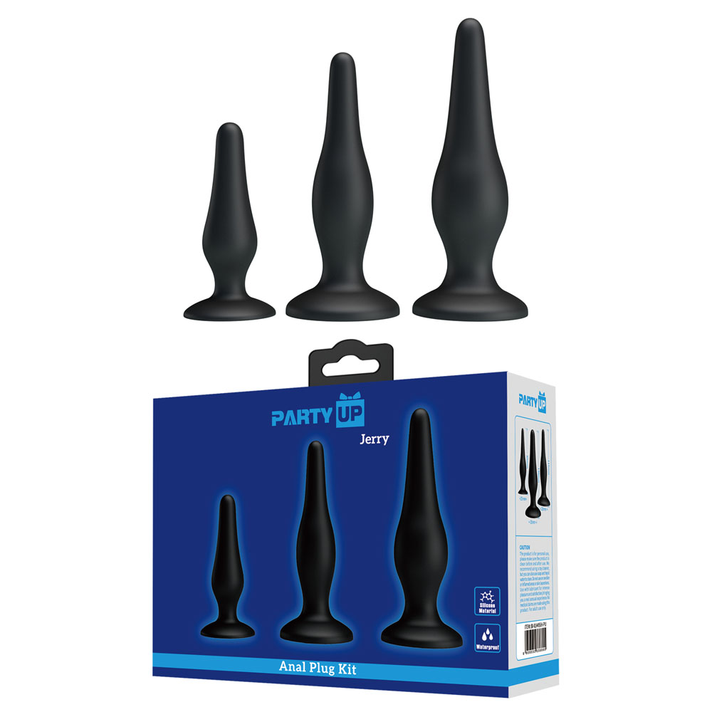bi-014456h-pu Party Up JERRY Butt Plug Set