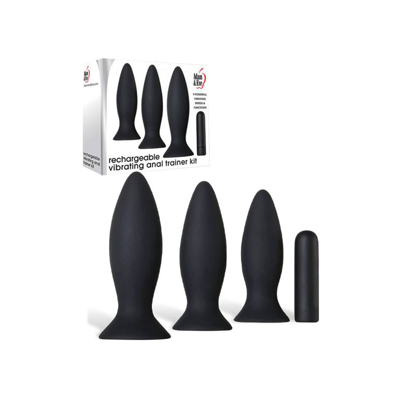 c278-8000 Adam & Eve Rechargeable Vibrating Anal Trainer Kit