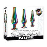 Evolved Rainbow Metal Plug Set