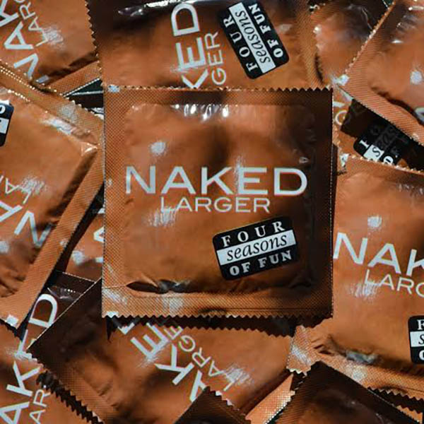for6005-1 Four Seasons Naked Larger Condoms