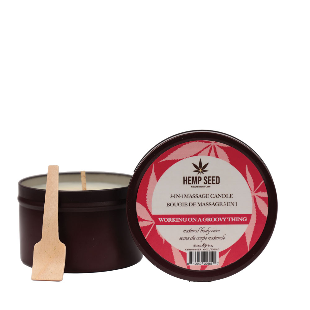 Print Hemp Seed 3-In-1 Massage Candle