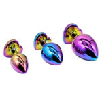 Adam & Eve RAINBOW HEART GEM ANAL TRAINING SET