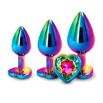 Adam & Eve RAINBOW HEART GEM ANAL TRAINING SET