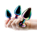 Adam & Eve RAINBOW HEART GEM ANAL TRAINING SET