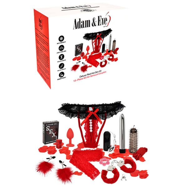 Adam & Eve DELUXE RED HOT SEX KIT