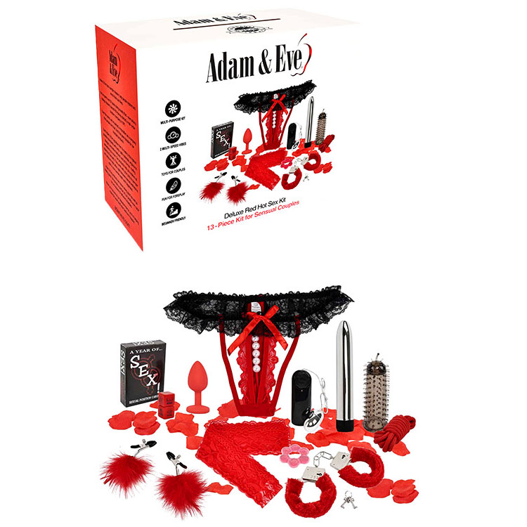 Adam & Eve DELUXE RED HOT SEX KIT