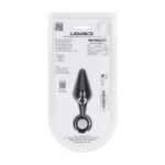 LEVELZ Silicone Anal Plug with Loop - Small - Black