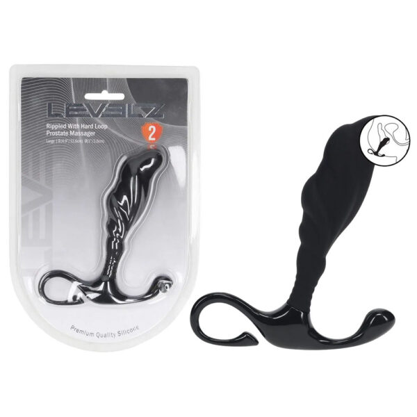 LEVELZ Rippled with Hard Loop Prostate Massager - Large