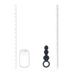 LEVELZ Beaded Silicone Anal Probe with Loop