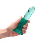 REALROCK Dildo With Suction - 17 cm - Turquoise