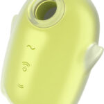 Satisfyer Glowing Ghost - Yellow - Glow in Dark Yellow USB Rechargeable Air Pulse Stimulator