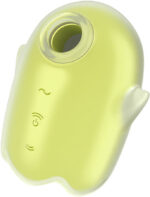 Satisfyer Glowing Ghost - Yellow - Glow in Dark Yellow USB Rechargeable Air Pulse Stimulator