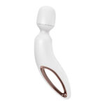 Satisfyer Wand-erland - White - White/Rose Gold USB Rechargeable Massage Wand - Image 3
