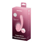 Satisfyer Tongue Genius - Pink USB Rechargeable Vibrator with Flicking Clit Stimulator - Image 7