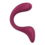 Satisfyer G For Goddess 2 - Wine Red - Wine Red 18.8 cm USB Rechargeable Vibrator with Clit Stim - Image 4