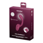 Satisfyer G For Goddess 2 - Wine Red - Wine Red 18.8 cm USB Rechargeable Vibrator with Clit Stim - Image 7