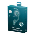 Satisfyer G For Goddess 2 - Bottle Green - Bottle Green 18.8 cm USB Rechargeable Vibrator with Clit Stim - Image 7