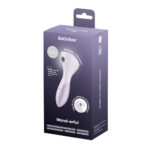 Satisfyer Wand-erful - Violet 15.8 cm USB Rechargeable Air Pulse Massage Wand - Image 8