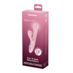Satisfyer Pro + G-Spot - Pink - Rose Pink 22 cm USB-C Rechargeable Rabbit Vibrator with Touch-Free Clitoral Stimulator - Image 8