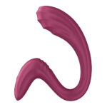 Satisfyer G For Goddess 3 - Wine Red - Wine Red 16 cm USB-C Rechargeable Vibrator with Clit Stim - Image 3