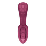 Satisfyer G For Goddess 3 - Wine Red - Wine Red 16 cm USB-C Rechargeable Vibrator with Clit Stim - Image 6