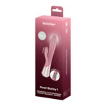 Satisfyer Pearl Bunny 1 - Pink 22.3 cm USB-C Rechargeable Rabbit Vibrator - Image 8