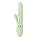 Satisfyer Pearl Bunny 2 - Light Green - Light Green 21.5 cm USB-C Rechargeable Rabbit Vibrator - Image 3